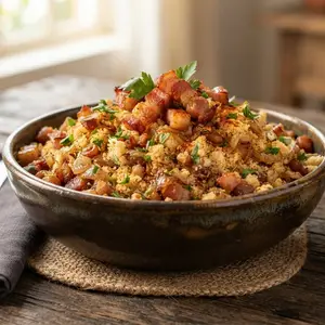 Farofa de Bacon