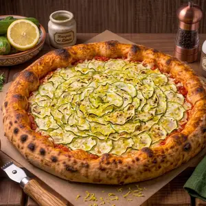 Pizza Abobrinha com Limão Siciliano